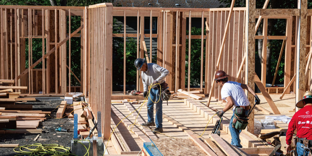 application-of-framing-nail-gun